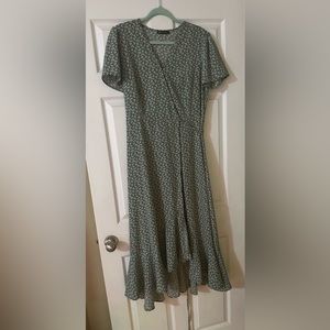 Floral Wrap Dress